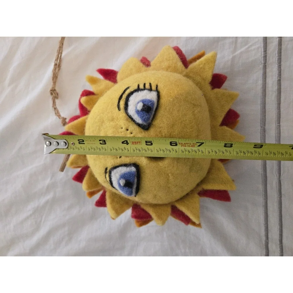 Wild Wooliies Sun Birdhouse Small Birds Wool Felt Fair Trade Nepal DZI Handmade